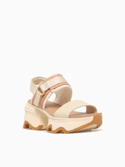 Outlet SOREL kinetic impact slingback honey leather Natural