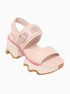 Clearance SOREL kinetic impact slingback coral leather Off White