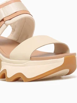 Outlet SOREL kinetic impact slingback honey leather Natural