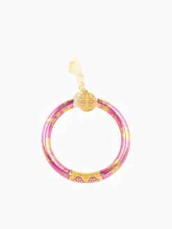 Hot BuDhaGirl koi rose tzubbie all weather bangle (awb) Pink