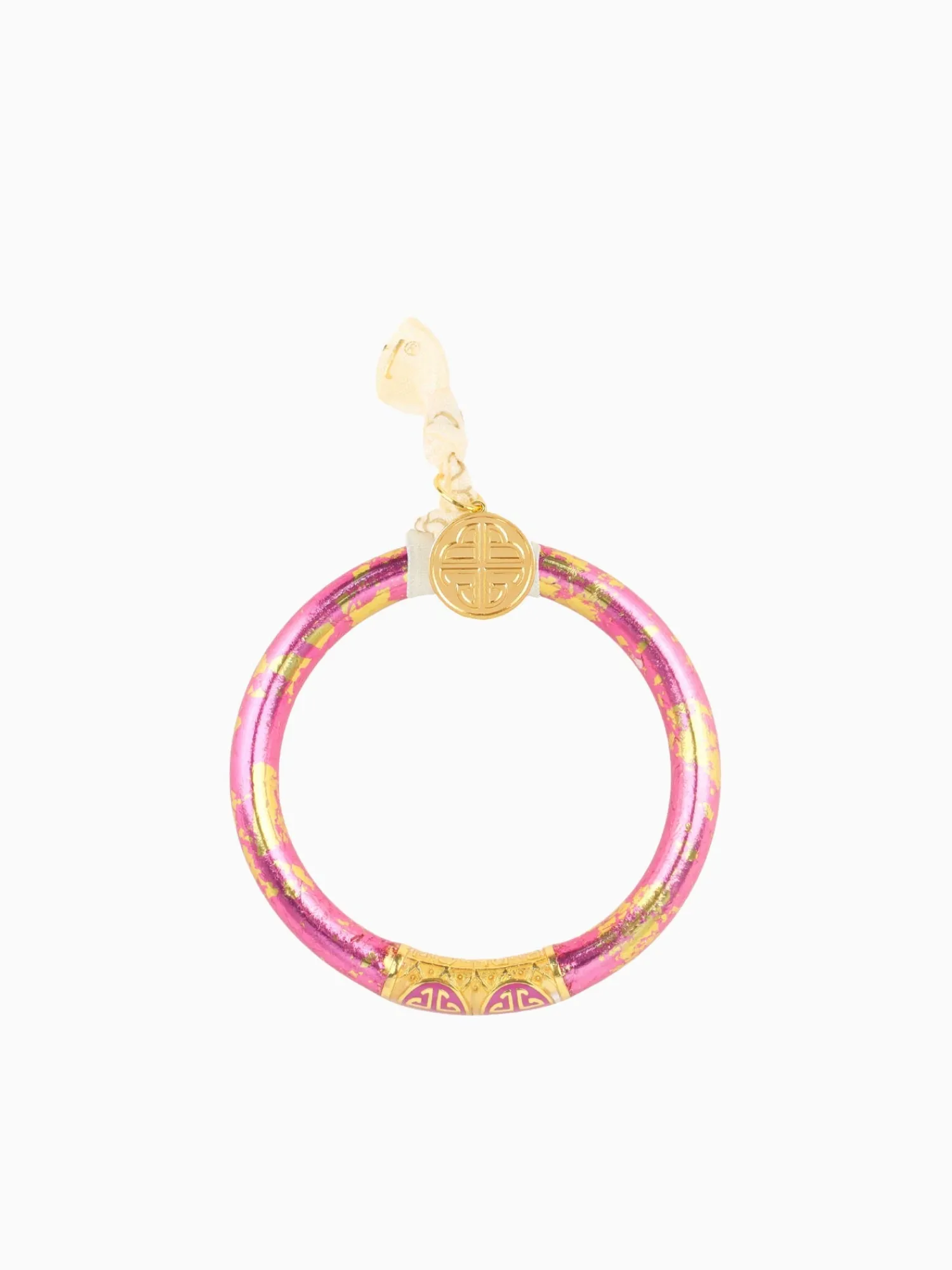 Hot BuDhaGirl koi rose tzubbie all weather bangle (awb) Pink