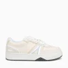 Best Lacoste l001 124 3 offwhite grey leather suede Off White