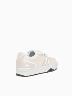 Best Lacoste l001 124 3 offwhite grey leather suede Off White