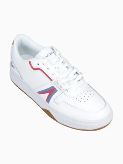 Hot Lacoste l001 124 9 white red blu leather White Multi