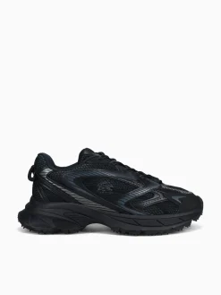 New Lacoste l 003 neo shot blk blk leather Black