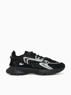 New Lacoste l003 blk wht mesh Black