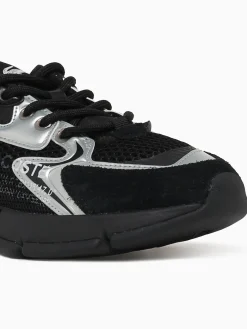 New Lacoste l003 blk wht mesh Black