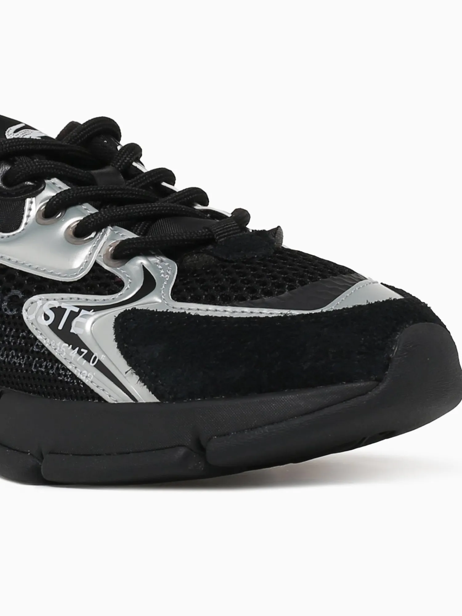 New Lacoste l003 blk wht mesh Black