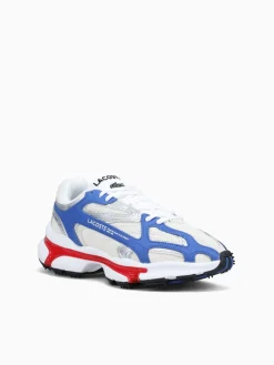 Best Lacoste l003 2k24 wht red blu mesh White Multi