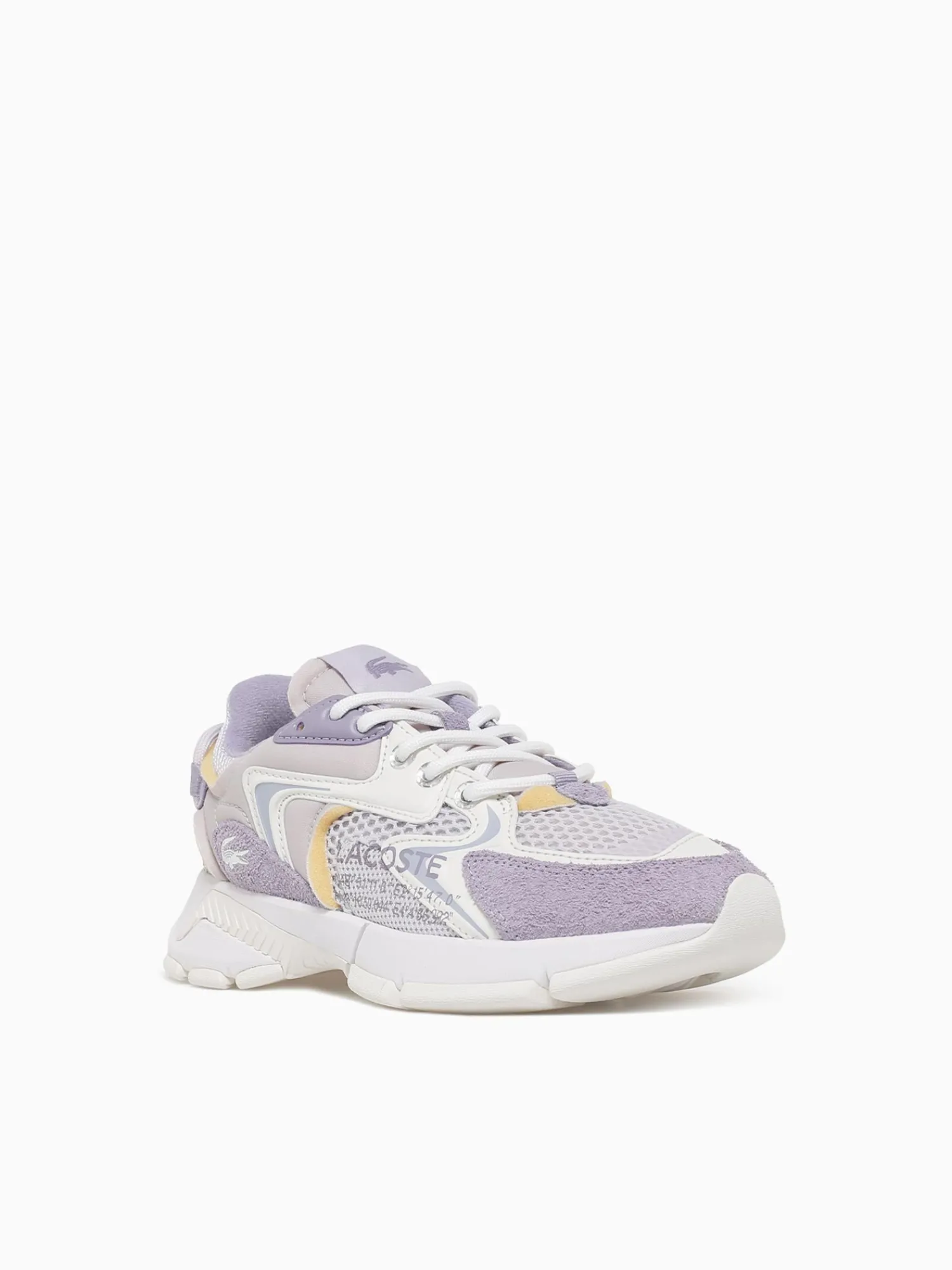 Online Lacoste l003 neo lt purp wht mesh Purple