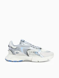 Fashion Lacoste l003 neo lt gry slv textile Light Grey