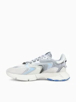 Fashion Lacoste l003 neo lt gry slv textile Light Grey