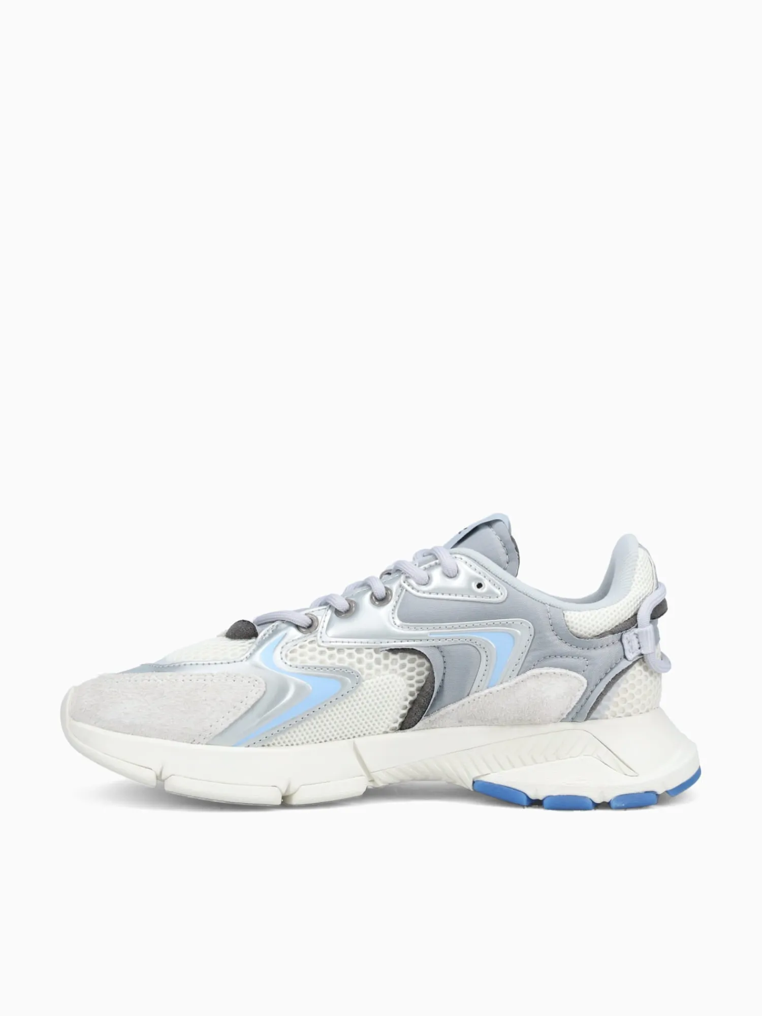 Fashion Lacoste l003 neo lt gry slv textile Light Grey