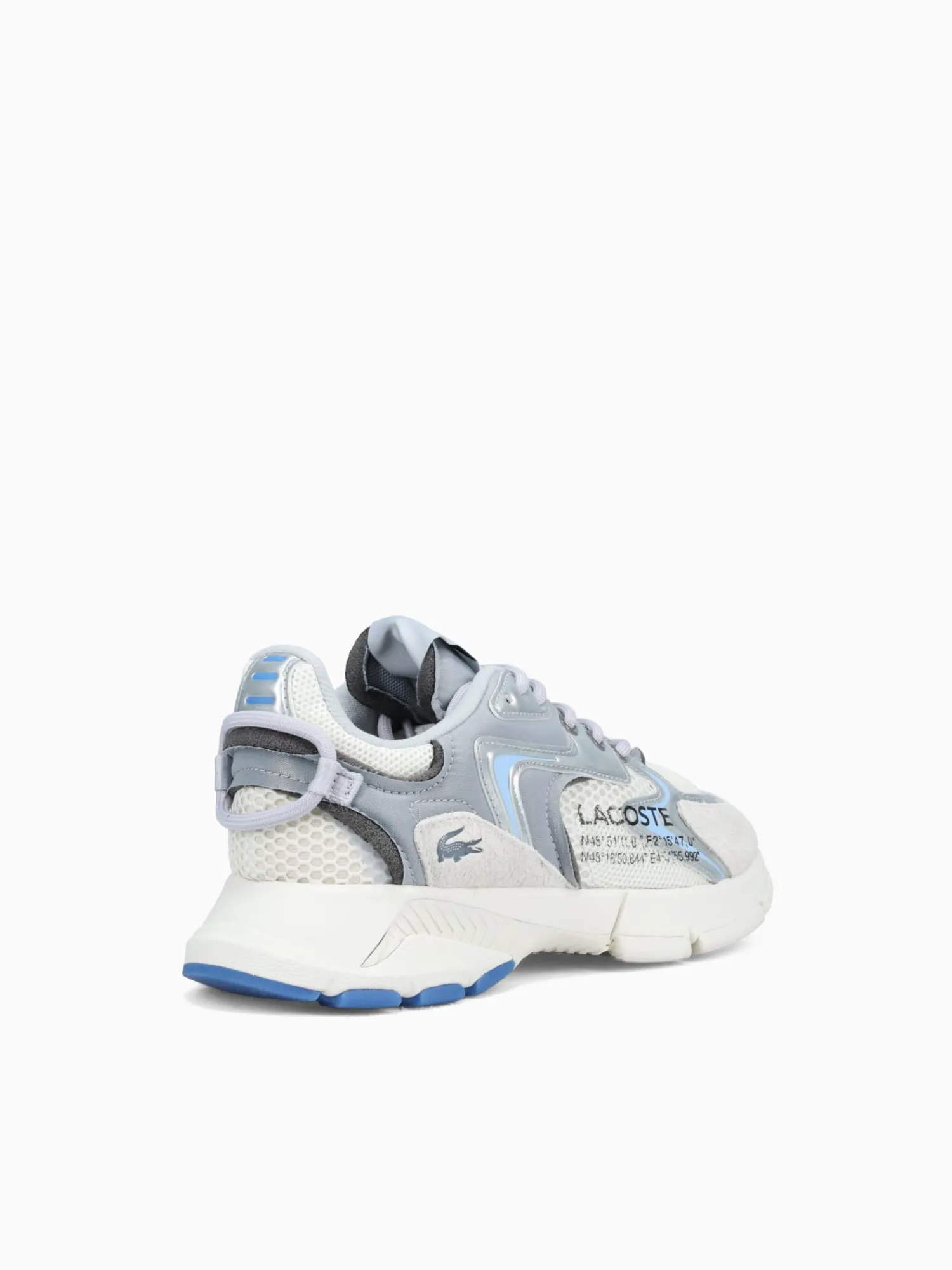 Fashion Lacoste l003 neo lt gry slv textile Light Grey