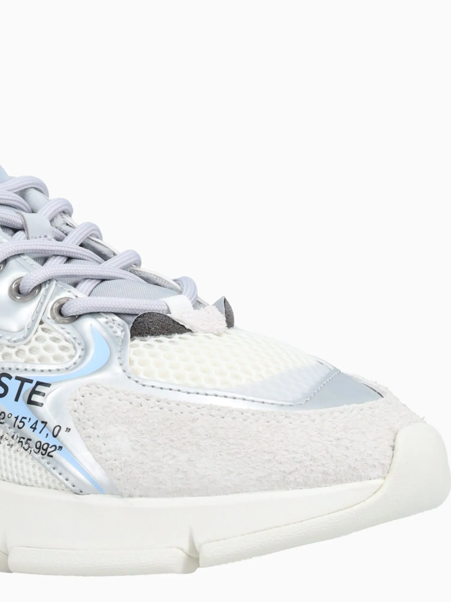 Fashion Lacoste l003 neo lt gry slv textile Light Grey
