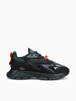 Sale Lacoste l003 neo tech orange textile Black