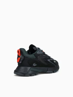Sale Lacoste l003 neo tech orange textile Black