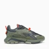 Fashion Lacoste l003 neo tech khk orange textile Natural