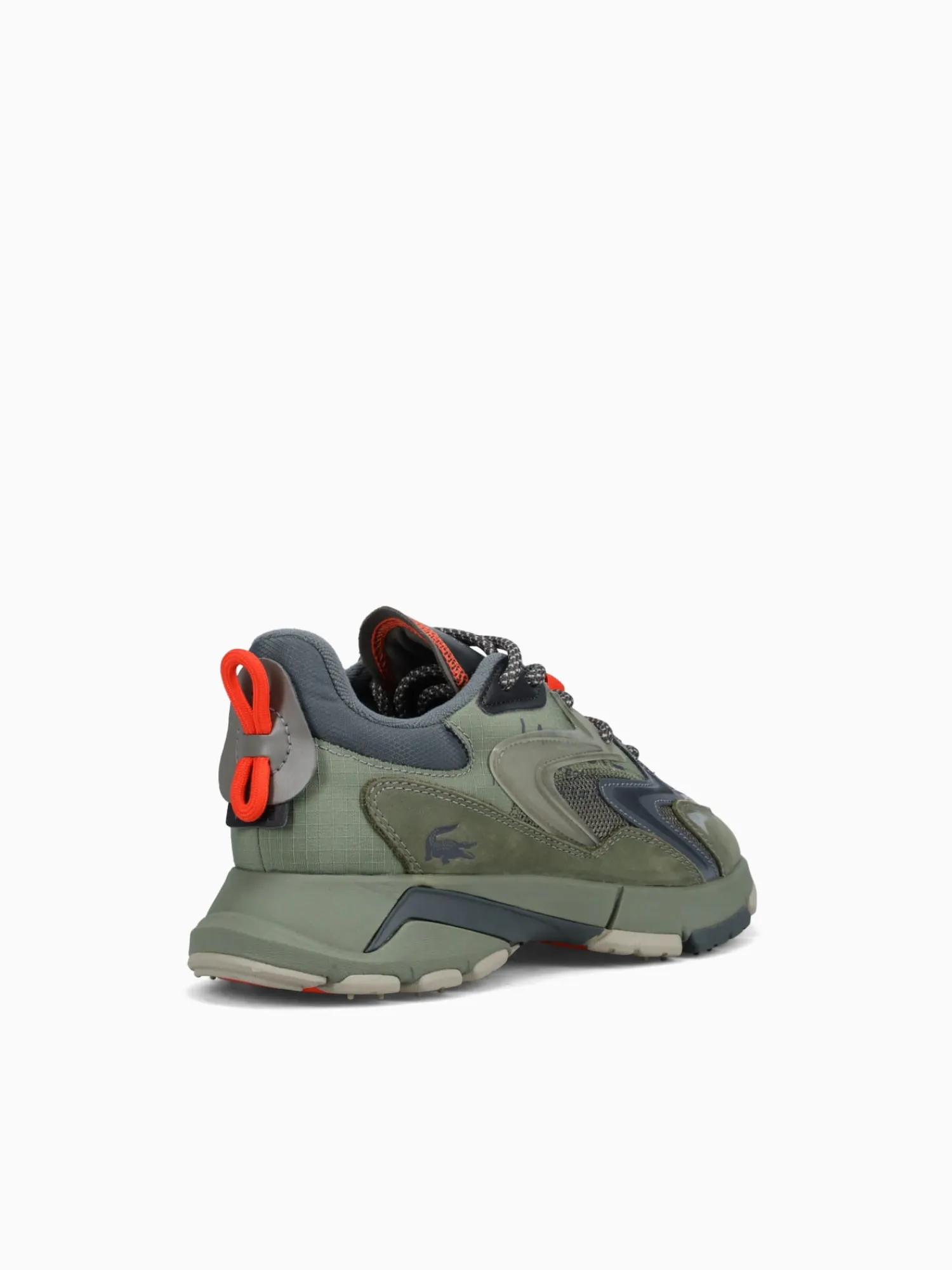 Fashion Lacoste l003 neo tech khk orange textile Natural