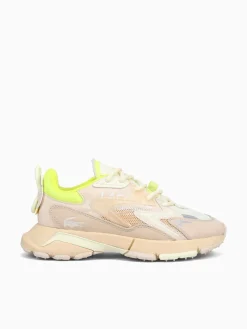 Clearance Lacoste l003 neo tech nat lt ylw textile Natural