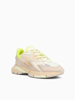 Clearance Lacoste l003 neo tech nat lt ylw textile Natural