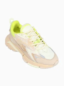 Clearance Lacoste l003 neo tech nat lt ylw textile Natural