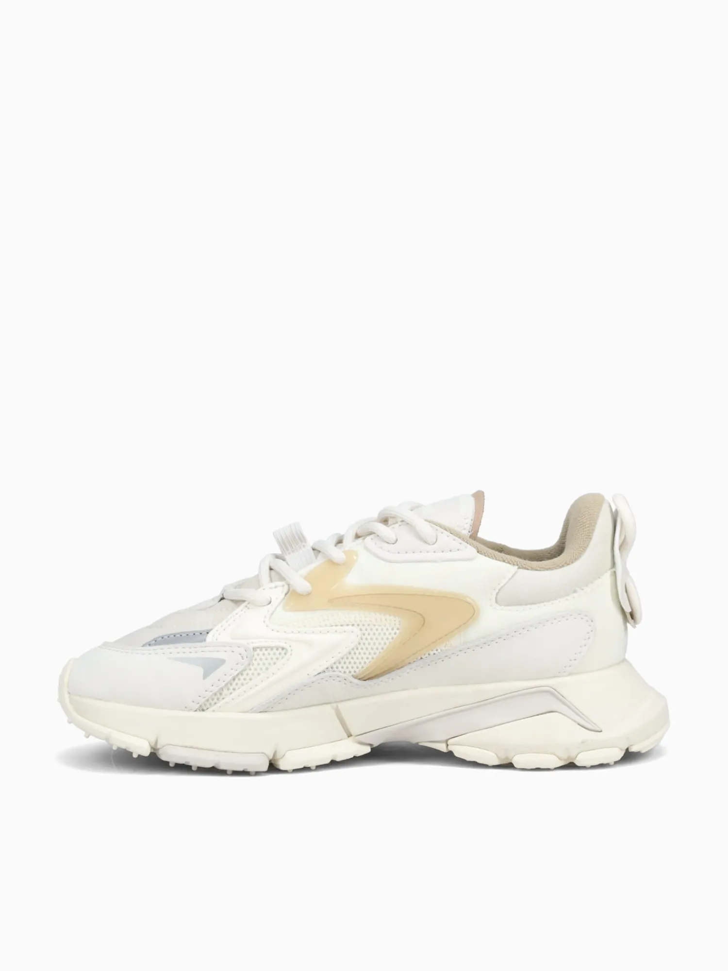 Best Lacoste l003 neo tech off wht lt brw leather Light Brown