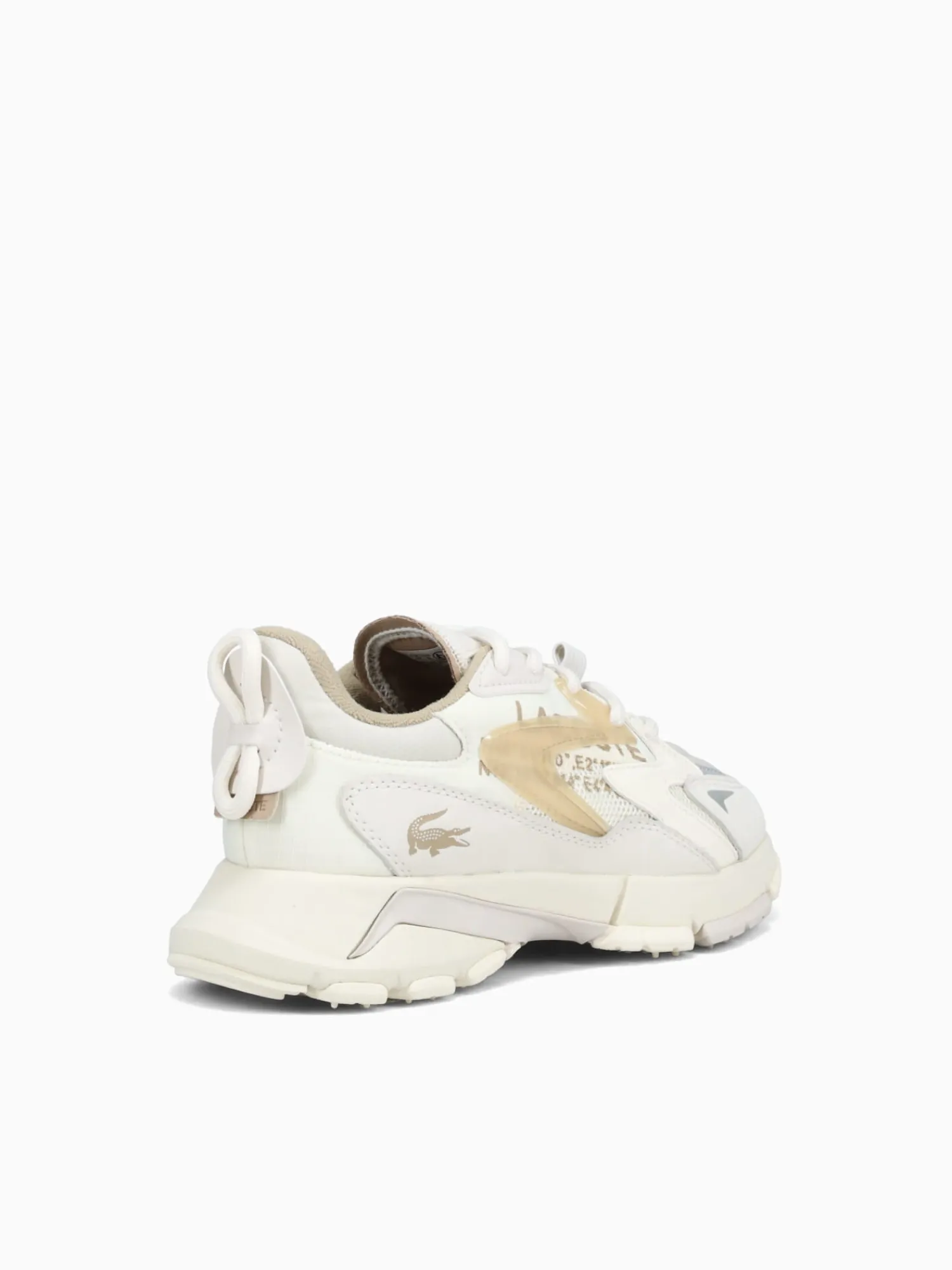Best Lacoste l003 neo tech off wht lt brw leather Light Brown