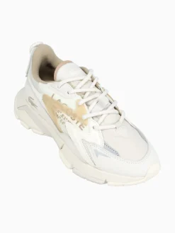 Best Lacoste l003 neo tech off wht lt brw leather Light Brown