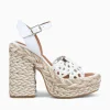 New Popa laguna croche blanco leather White
