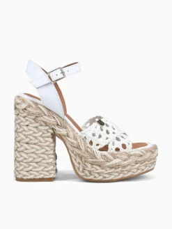 New Popa laguna croche blanco leather White