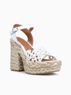 New Popa laguna croche blanco leather White
