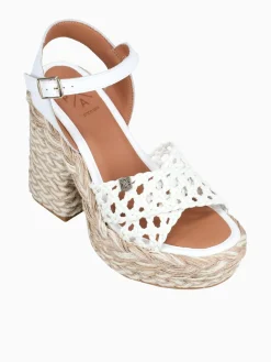 New Popa laguna croche blanco leather White