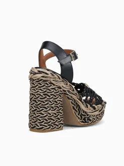 Best Popa laguna croche negro leather Black
