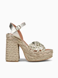 Sale Popa laguna croche oro leather Gold