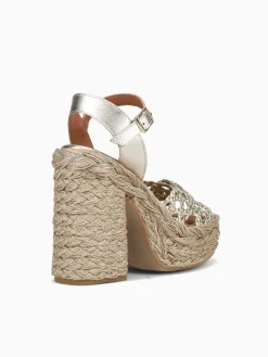 Sale Popa laguna croche oro leather Gold