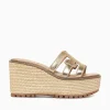Discount Sam Edelman laine jute metallic Gold