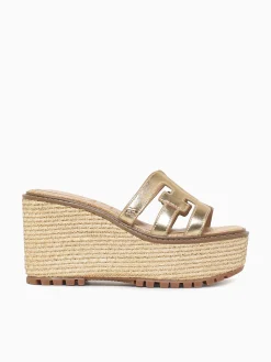 Discount Sam Edelman laine jute metallic Gold