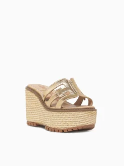 Discount Sam Edelman laine jute metallic Gold