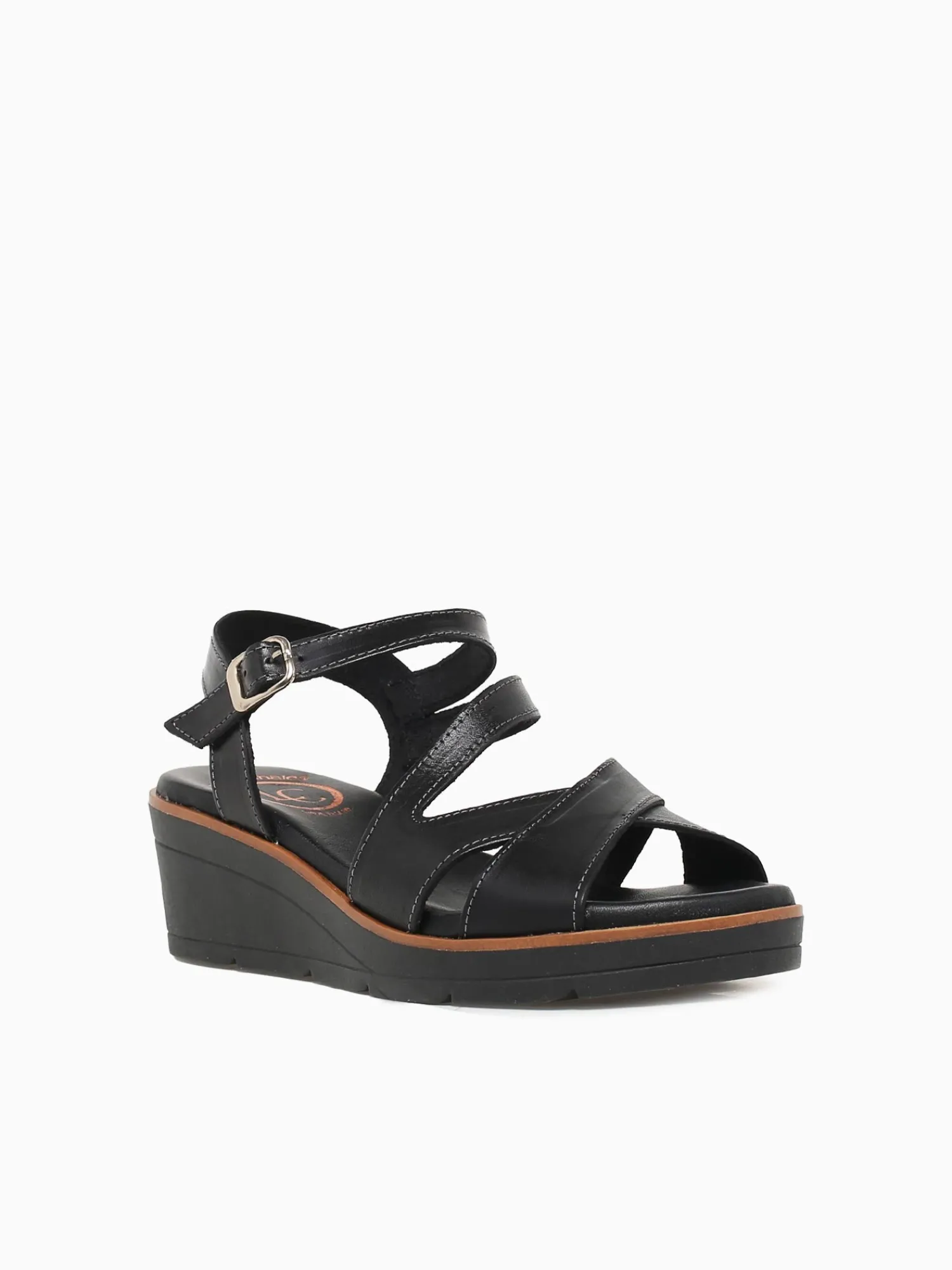 Clearance Lola Canales lark negro vaquetilla Black