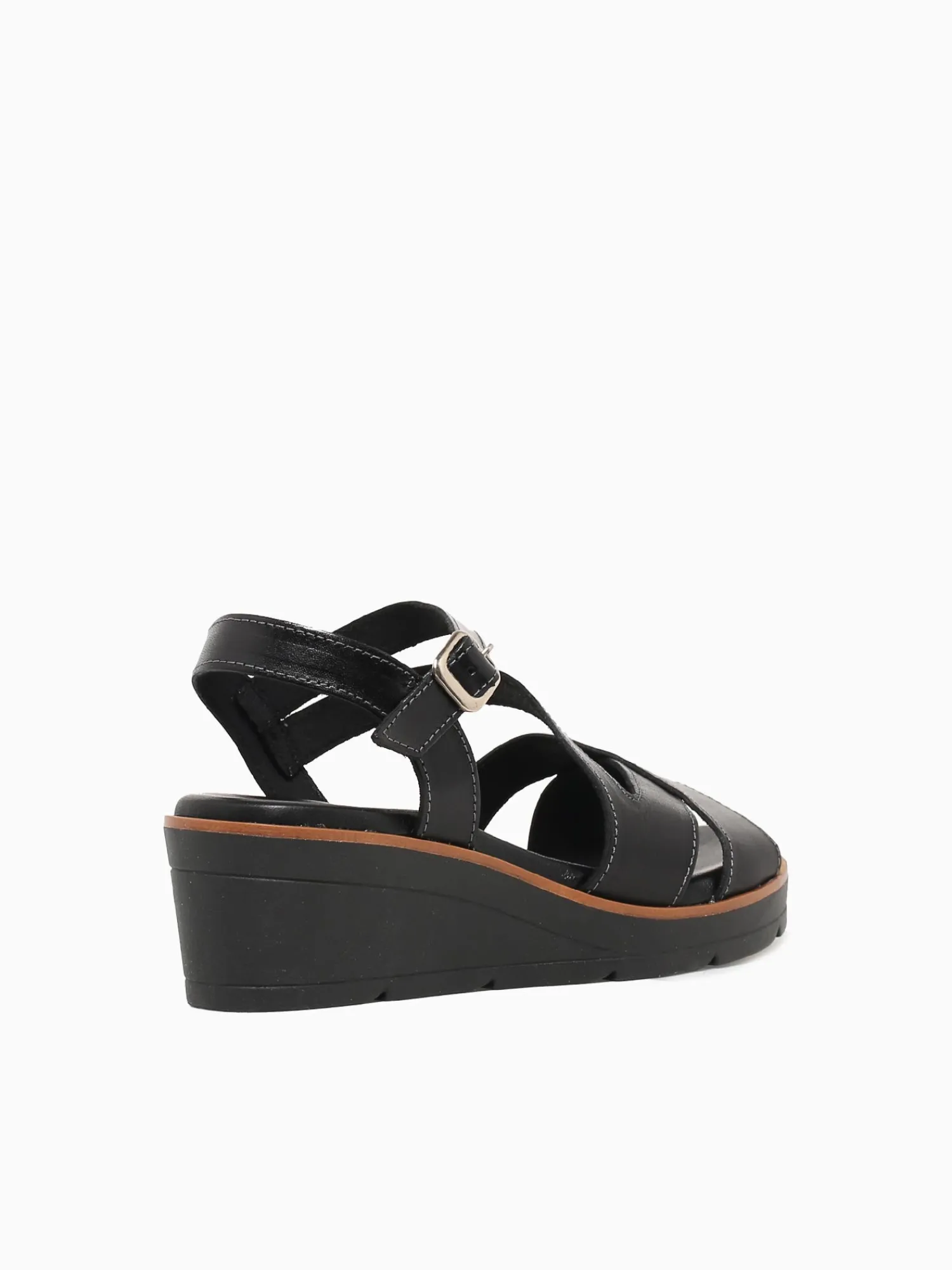 Clearance Lola Canales lark negro vaquetilla Black