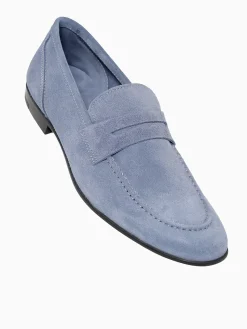 Sale BRUNO MAGLI lastra unlined lt. suede Blue