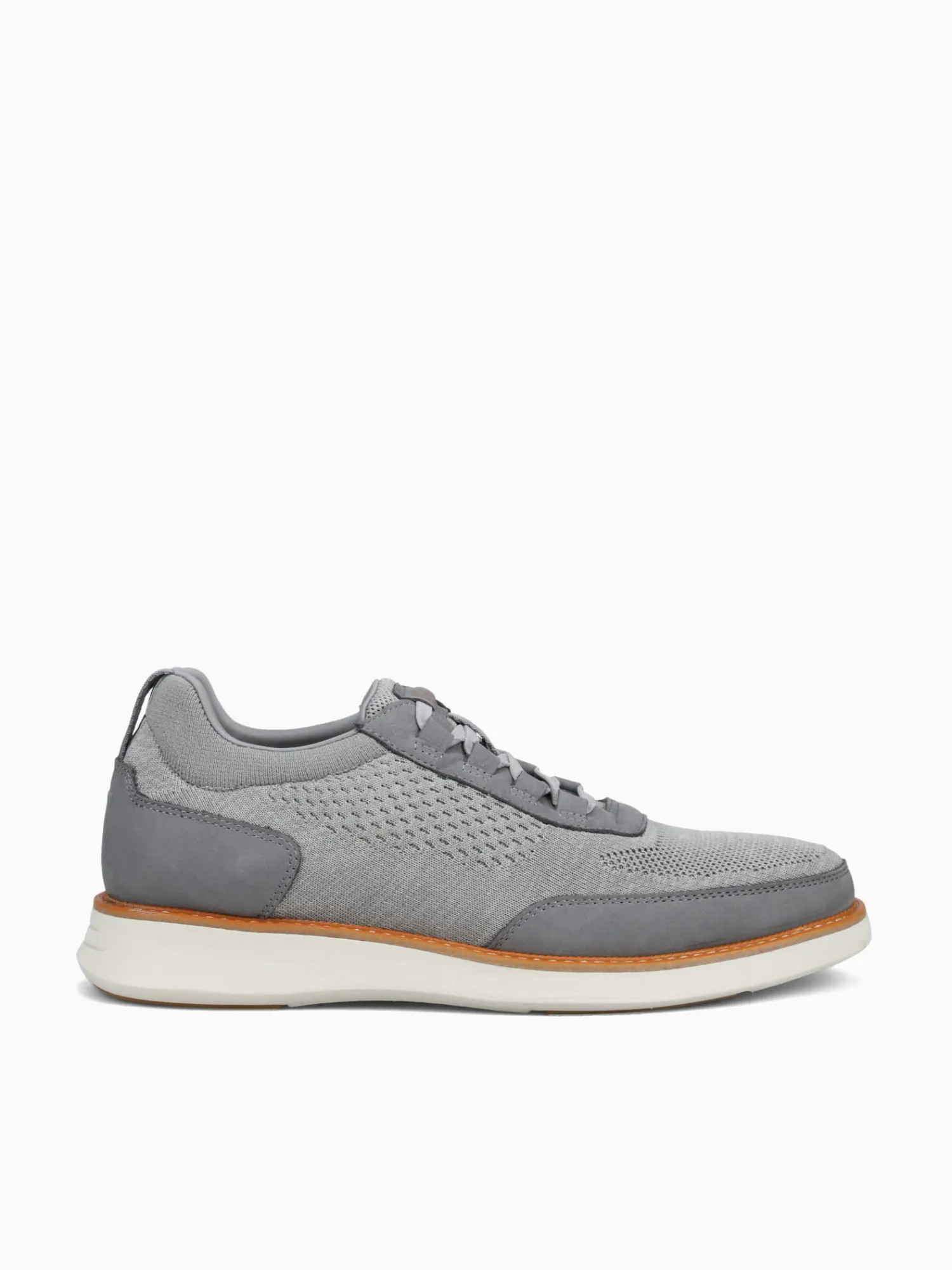 Hot Florsheim launch knit elastic lace knit nubuc Grey