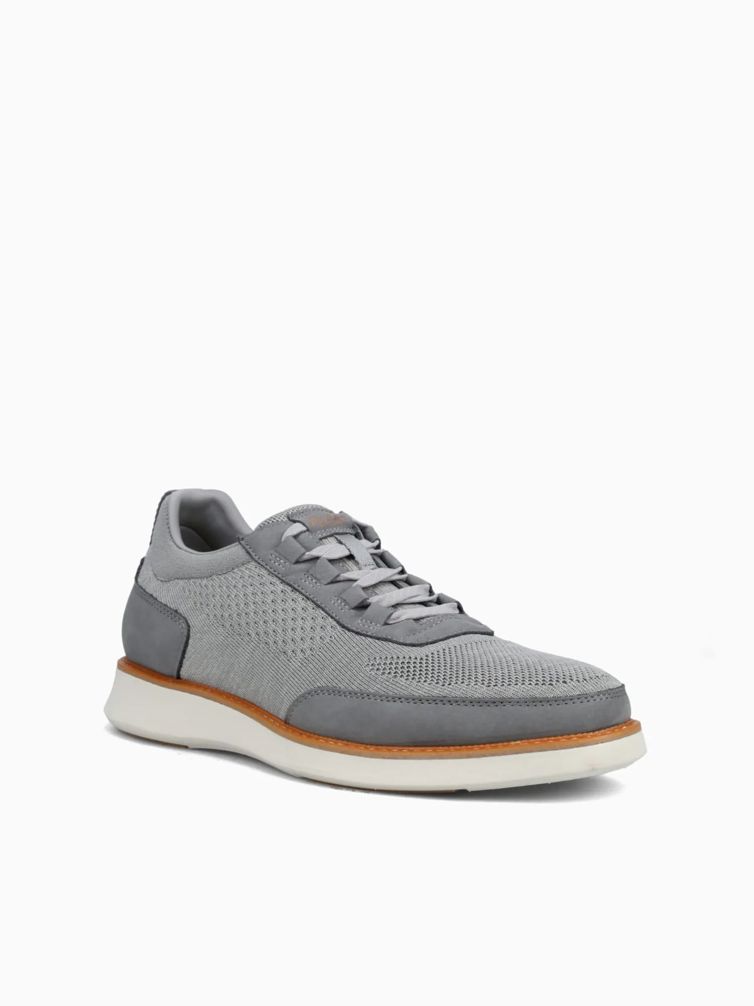 Hot Florsheim launch knit elastic lace knit nubuc Grey