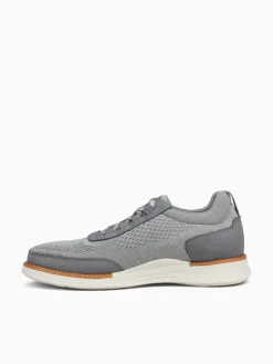 Hot Florsheim launch knit elastic lace knit nubuc Grey