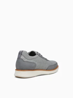 Hot Florsheim launch knit elastic lace knit nubuc Grey