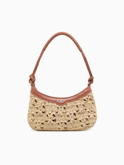 Sale Sam Edelman layla floral shoulder bag Natural