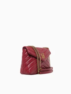 Outlet La Favorita lf shoulder bag leather Dark Red