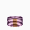 Sale BuDhaGirl lila all weather bangles (awb) - serenity prayer Purple