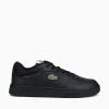 Discount Lacoste lineset blk blk leather Black